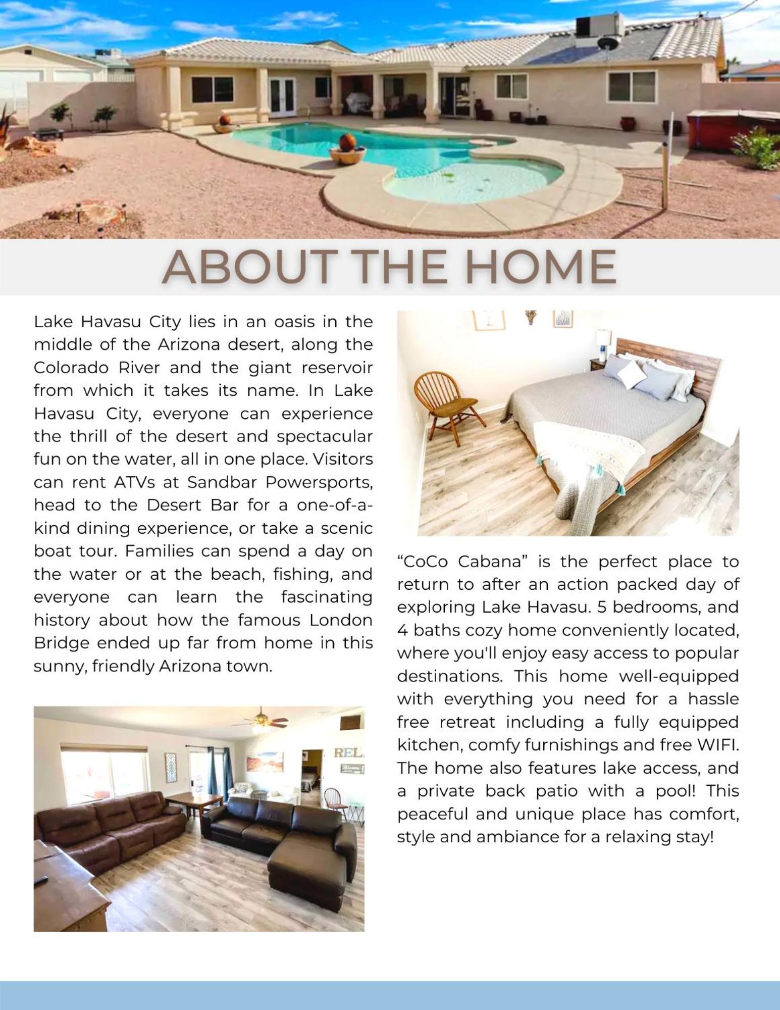 Private View On The Lake Side Of 95! Sleeps 16 Lake Havasu City Esterno foto